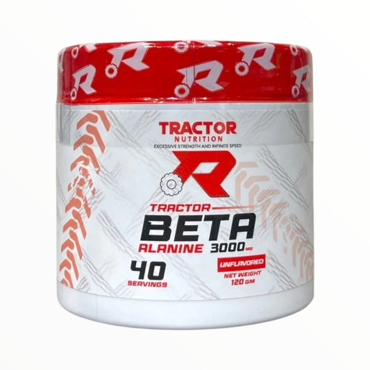 Tractor Nutrition Beta Alanine 3000mg 120g (40 Servings) | Endurance, Strength & Workout Performance