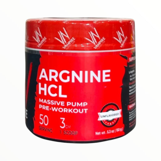 Vampire Nutrition Arginine HCL – Massive Pump Pre Workout لتحسين الأداء
