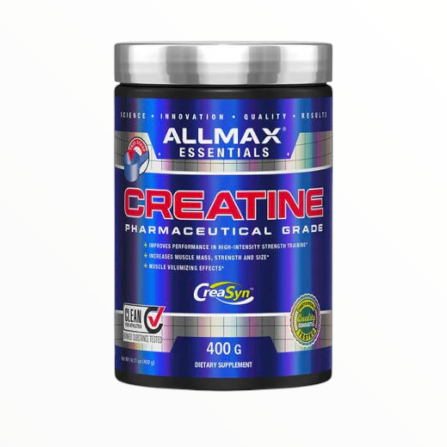 ALLMAX Creatine Pharmaceutical Grade 400g | Pure Creatine Monohydrate for Strength, Power & Muscle Size
