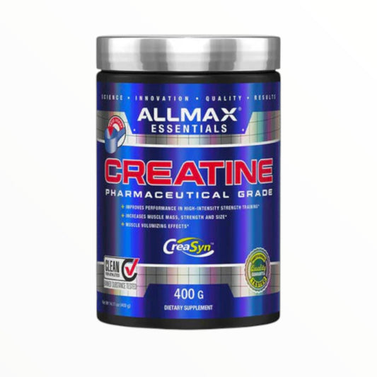 ALLMAX Creatine Pharmaceutical Grade 400g | Pure Creatine Monohydrate for Strength, Power & Muscle Size