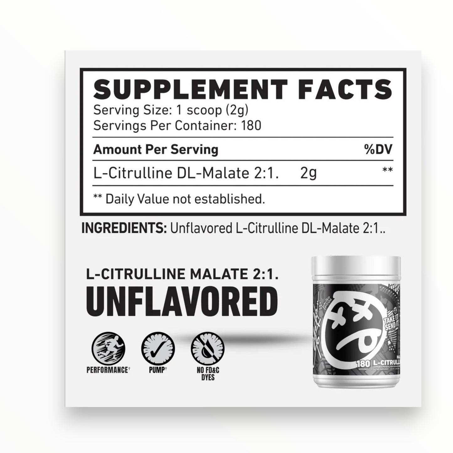 Skeleton Nutrition L-Citrulline Malate – 180 Servings | Extreme Pump, Endurance & Performance Booster|In Power Fit Supplements Egypt