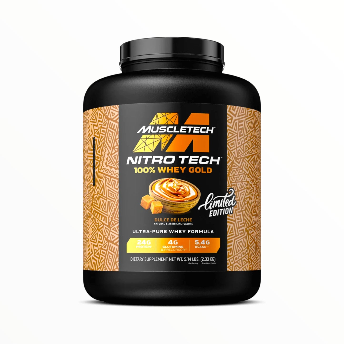 MuscleTech Nitro-Tech Whey Gold 2.27kg (69 Servings) | Premium Whey Isolate & Peptides for Muscle Growth