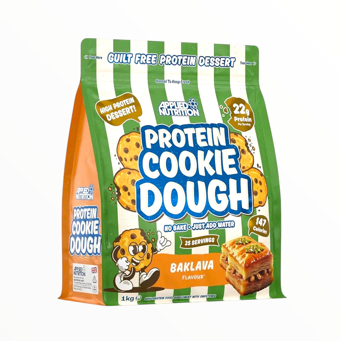 Applied Nutrition Protein Cookie Dough 1kg (25 Servings) | High-Protein Dessert for Muscle Recovery|In Power Fit Supplements Egypt