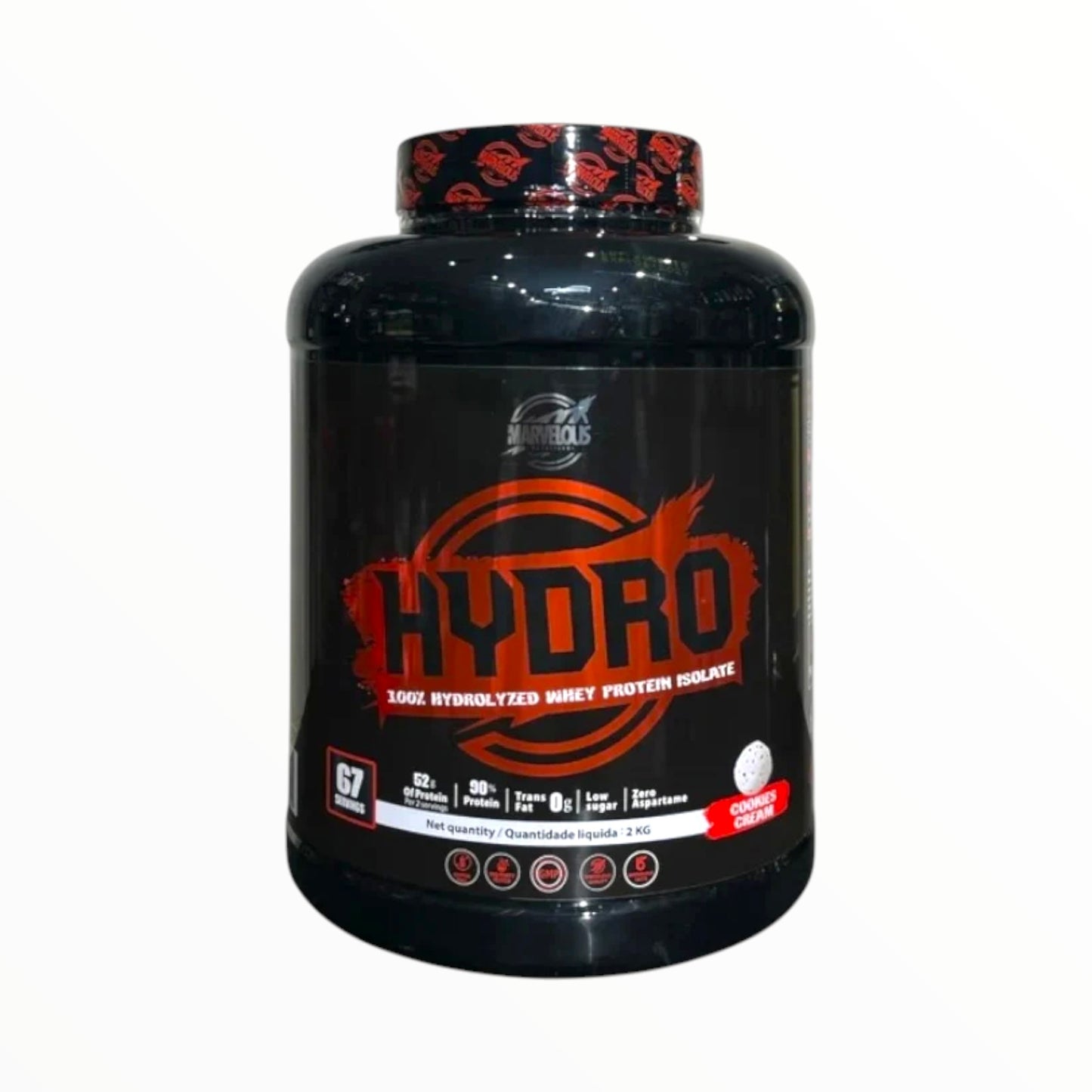 Marvelous Hydro 2kg (67 Servings) | Hydrolyzed Whey Protein for Rapid Recovery & Lean Muscle|In Power Fit Supplements Egypt