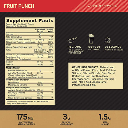 Optimum Nutrition Gold Standard Pre-Workout - Fuel Your Performance"