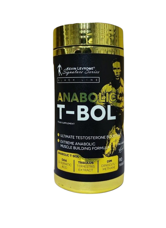 Kevin Levrone Anabolic T-BOL is a comprehensive testosterone support supplement designed to enhance muscle growth, strength, and overall vitality.