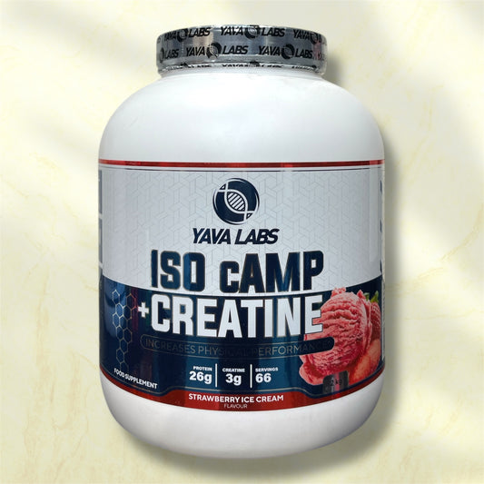 ava Labs ISO cAMP + Creatine is a high-quality supplement designed to support muscle growth, enhance physical performance, and aid in recovery.