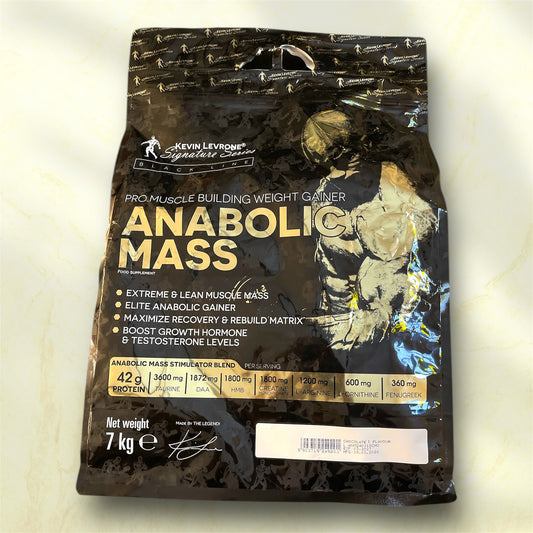 Kevin Levrone Anabolic Mass is a high-calorie mass gainer supplement designed to support muscle growth, strength, and recovery