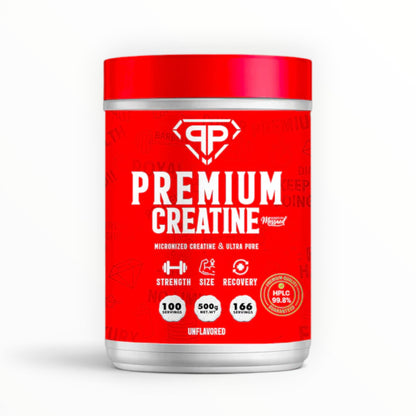 Royal Premium Creatine Monohydrate 500g | Micronized | Unflavored | Ultra Pure Creatine
