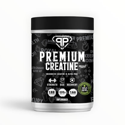 Royal Premium Creatine Monohydrate 500g | Micronized | Unflavored | Ultra Pure Creatine