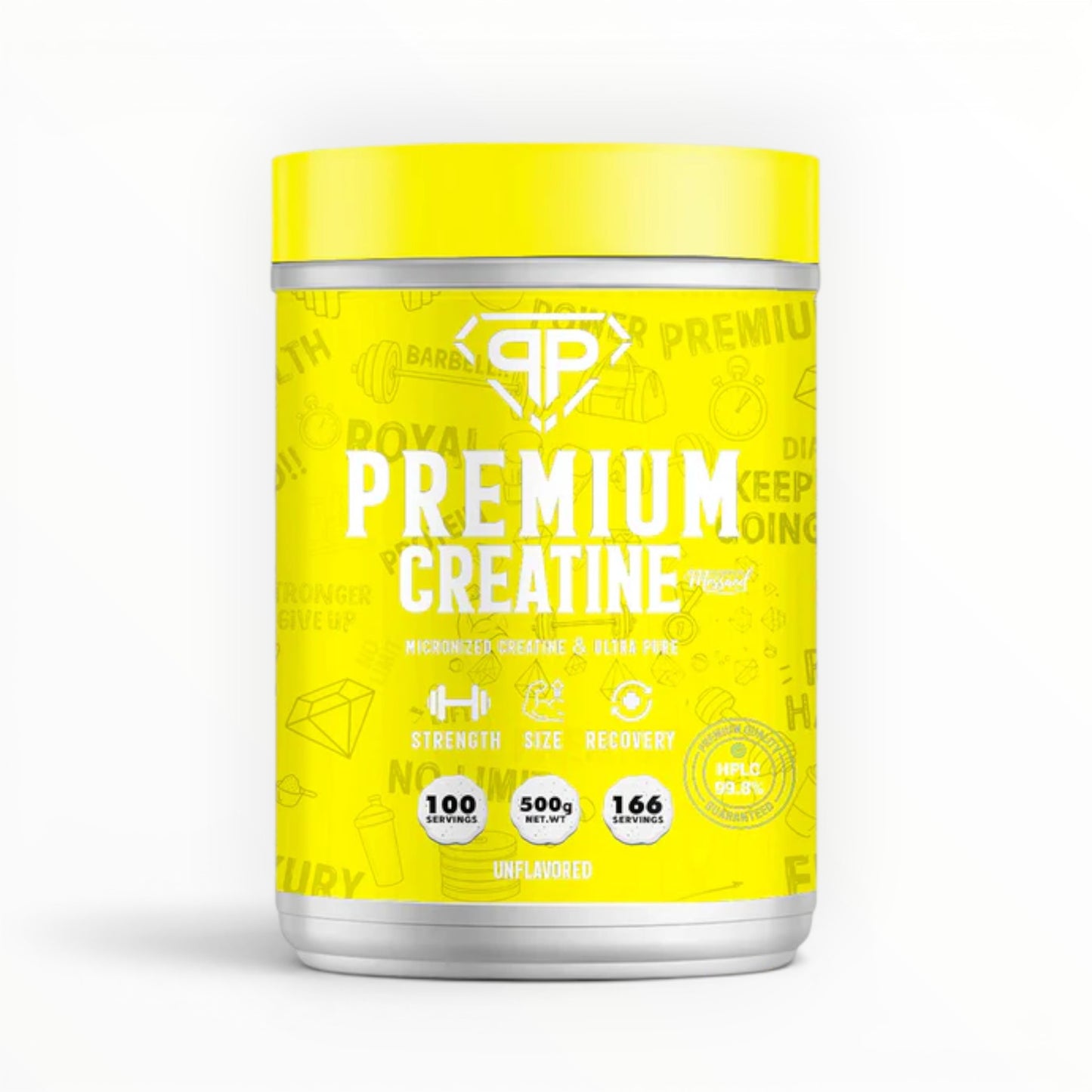Royal Premium Creatine Monohydrate 500g | Micronized | Unflavored | Ultra Pure Creatine