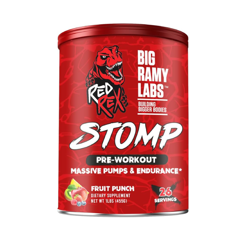 Red Rex Stomp Pre Workout 26 Servings – Extreme Energy & Focus in Egypt