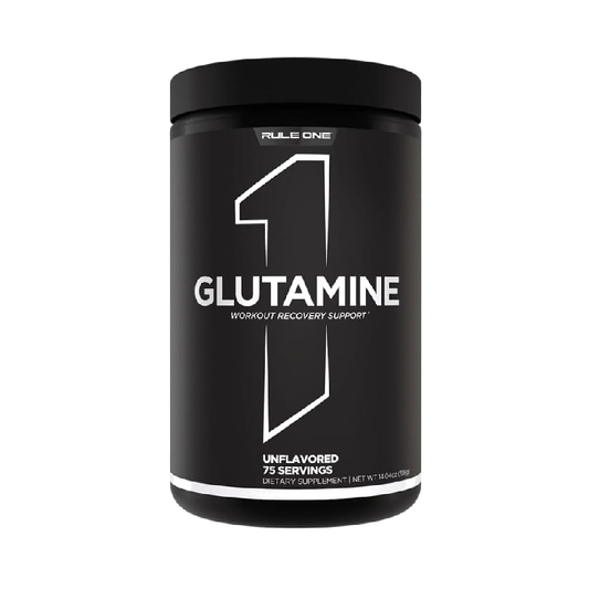 Rule One Glutamine – Workout Recovery Support (Unflavored, 75 Servings)