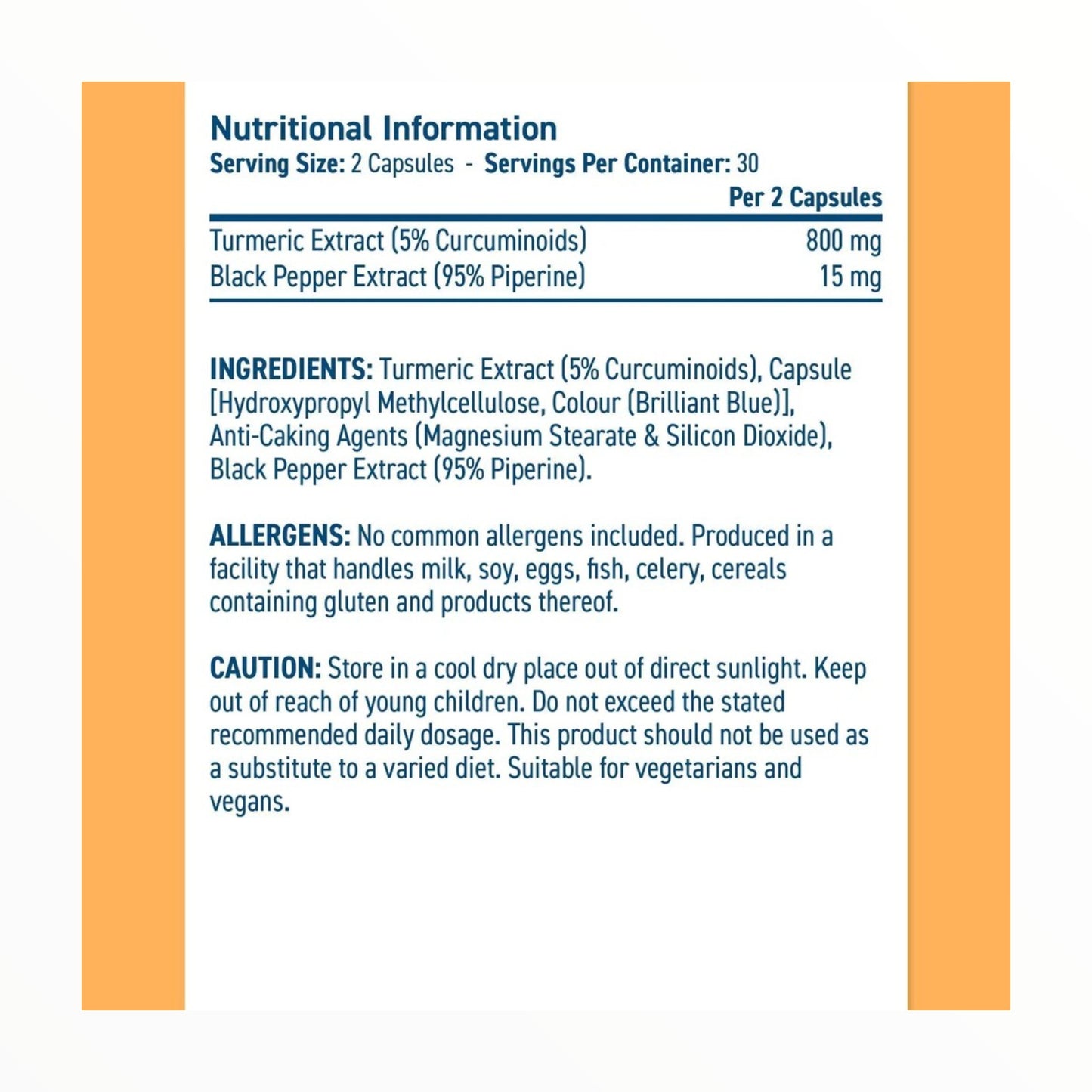 Applied Nutrition Turmeric 800mg | 60 Capsules | Joint Support & Daily Wellness Supplement