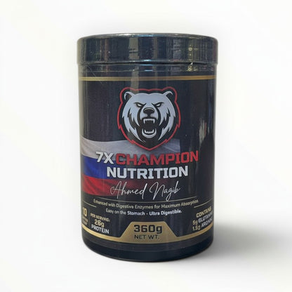 7X Champion Nutrition 360g – Advanced Protein Formula | Ahmed Nagib Series