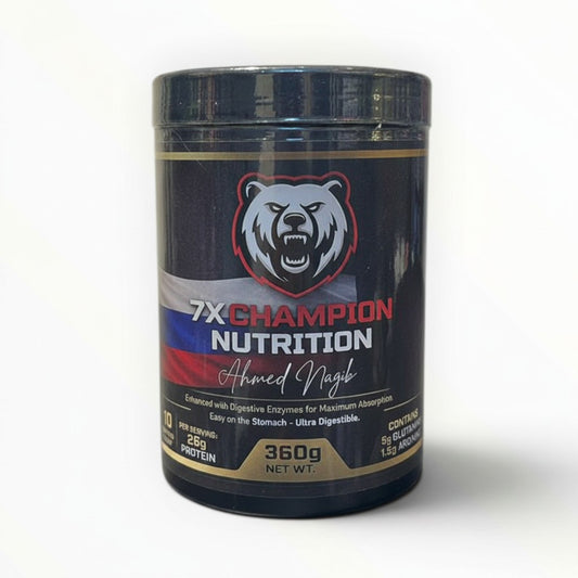 7X Champion Nutrition 360g – Advanced Protein Formula | Ahmed Nagib Series