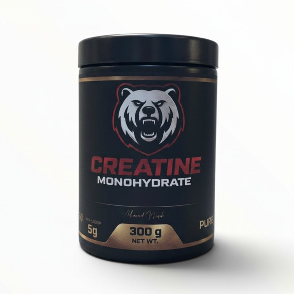 7X Champion Nutrition | Creatine Monohydrate 300g – Pure Micronized Creatine | Ahmed Nagib Series