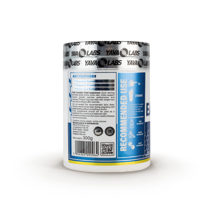 Yava Labs EAA Complex is a high-quality supplement formulated to support muscle growth, enhance recovery, and improve overall athletic performance.