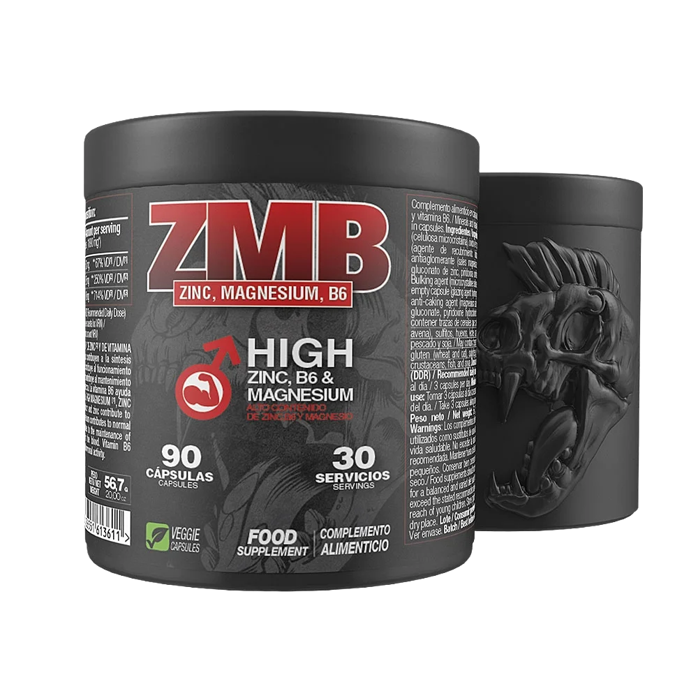 Zoomad Labs ZMB – 90 Tablets | Zinc, Magnesium & Vitamin B6 for Recovery & Strength| In Power Fit Supplements Egypt