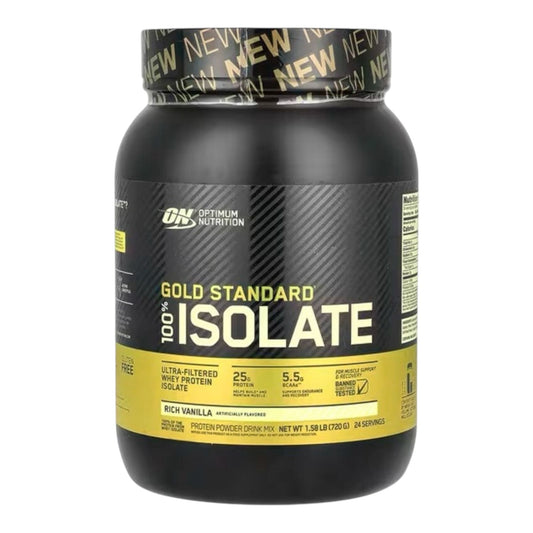 Optimum Nutrition Whey Isolate 750g (24 Servings) | Ultra-Pure Protein for Lean Muscle & Fast Recovery|In Power Fit Supplements Egypt