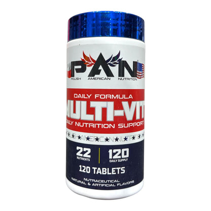 P.A.N. Multivitamin – 120 Tablets | Complete Daily Vitamins & Minerals| In Power Fit Supplements Egypt