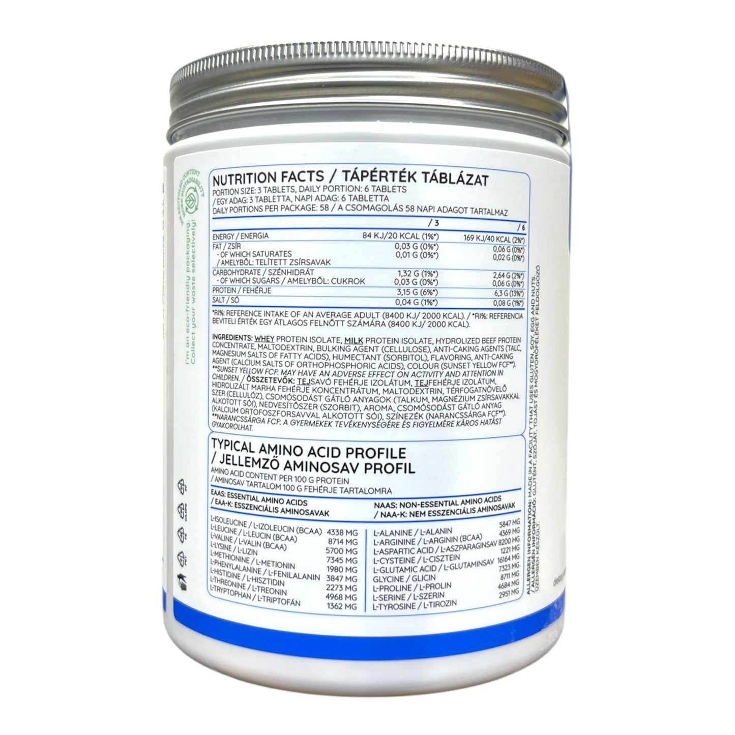 Nutriversum Amino 350 Tablets | Essential Amino Acids & Recovery| In Power Fit Supplements Egypt