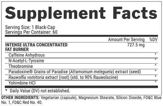 LIPO-6 Black UC Intense – 60 Tablets | Extreme Fat Burner for Energy & Weight Loss| In Power Fit Supplements Egypt