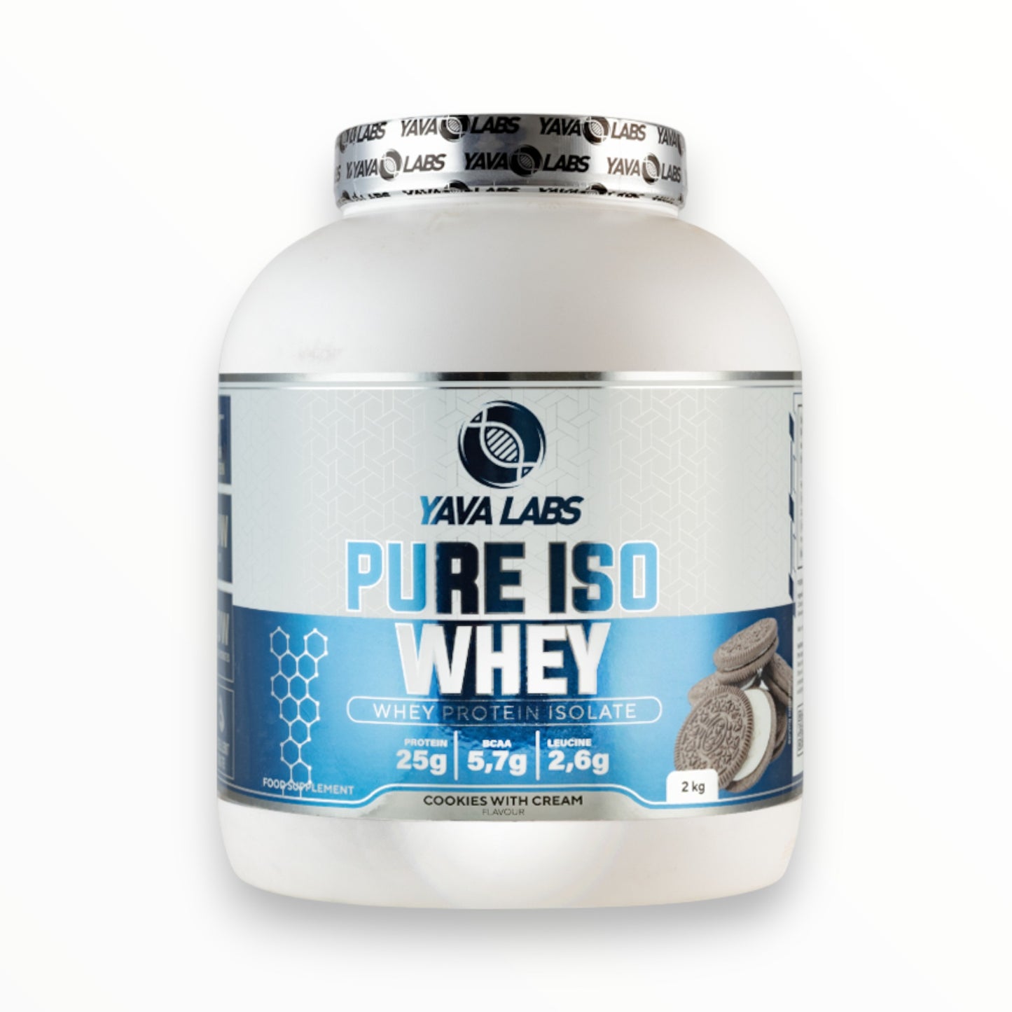 Yava Labs Pure Iso Whey 2kg (66 Servings) | Ultra-Pure Whey Isolate for Lean Muscle & Fast Recovery |In Power Fit Supplements Egypt