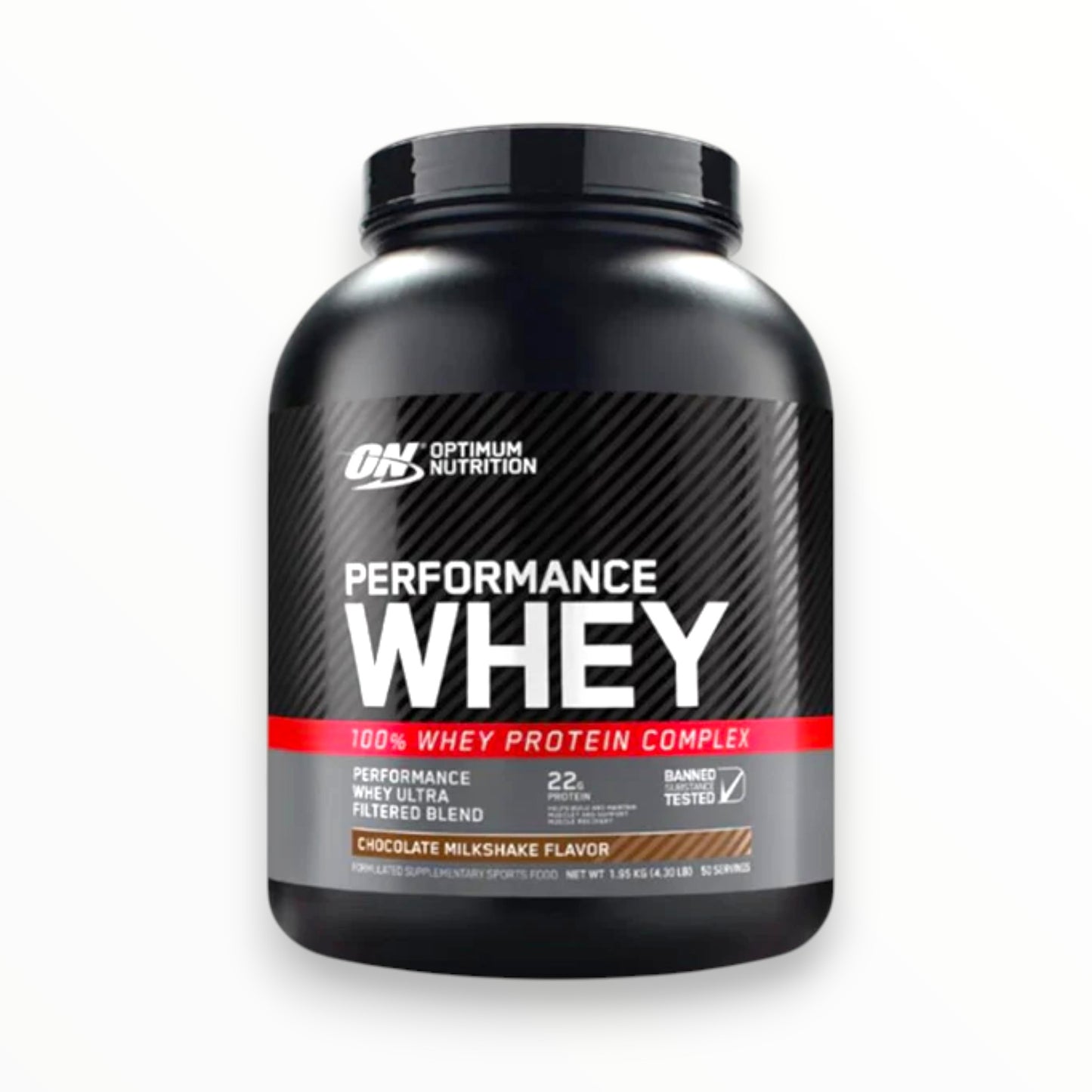 Optimum Nutrition Performance Whey – 100% Whey Protein Complex, Chocolate Milkshake, 1.95kg