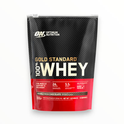 Optimum Nutrition Gold Standard Whey 454g (14 Servings) | Lean Muscle & Recovery| In Power Fit Supplements Egypt