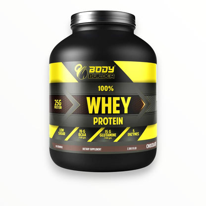 Body Builder 100% Whey Protein – 2.3kg (65 Servings) High Protein Formula | Egypt