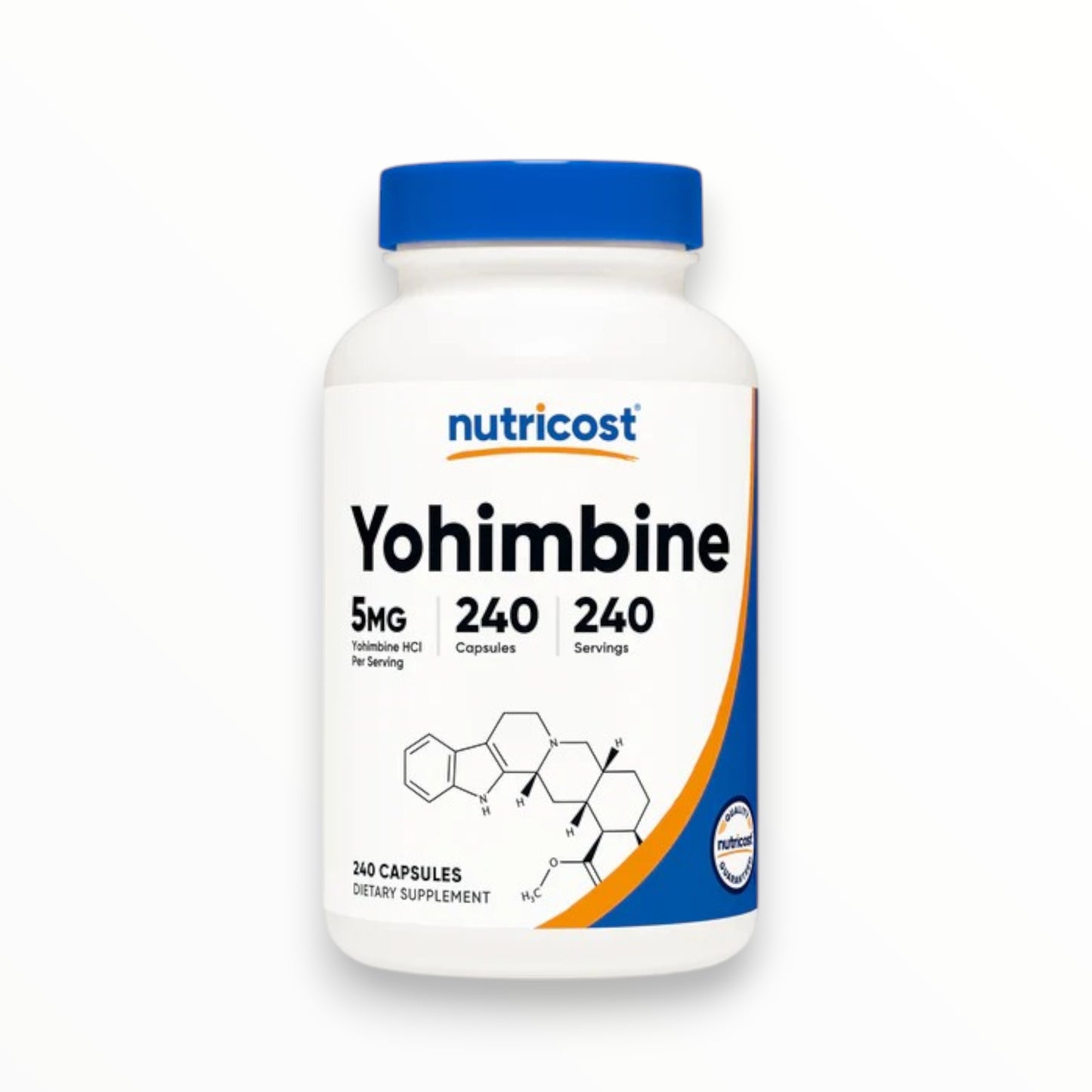 Nutricost Yohimbine HCL 5mg – 240 Capsules | Energy & Fat Loss Support