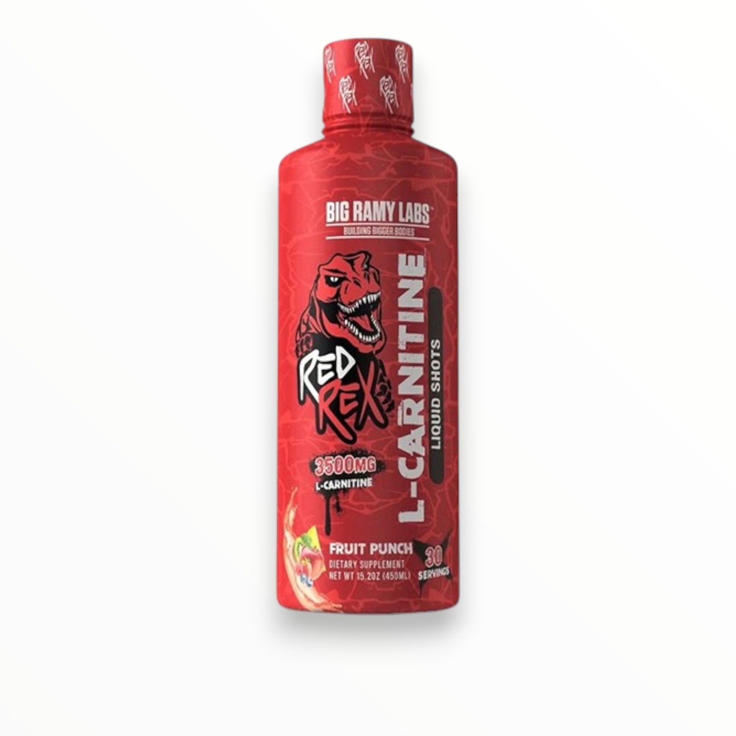 Big Ramy Labs Red Rex L-Carnitine 3500 Liquid – Pineapple (480ml, 32 Servings) | Egypt