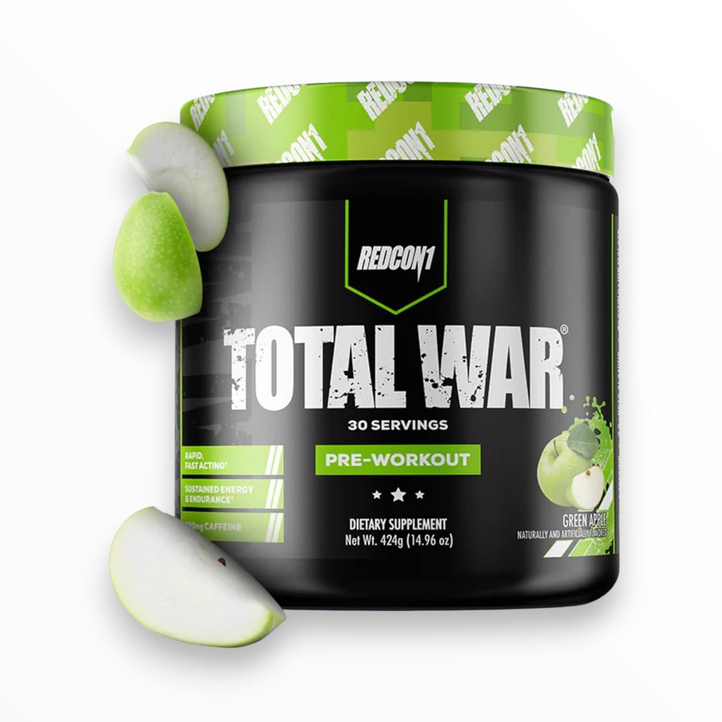 Redcon1 Total War Pre-Workout 447g (30 Servings) | Extreme Energy, Focus & Performance Booster|In Power Fit Supplements Egypt