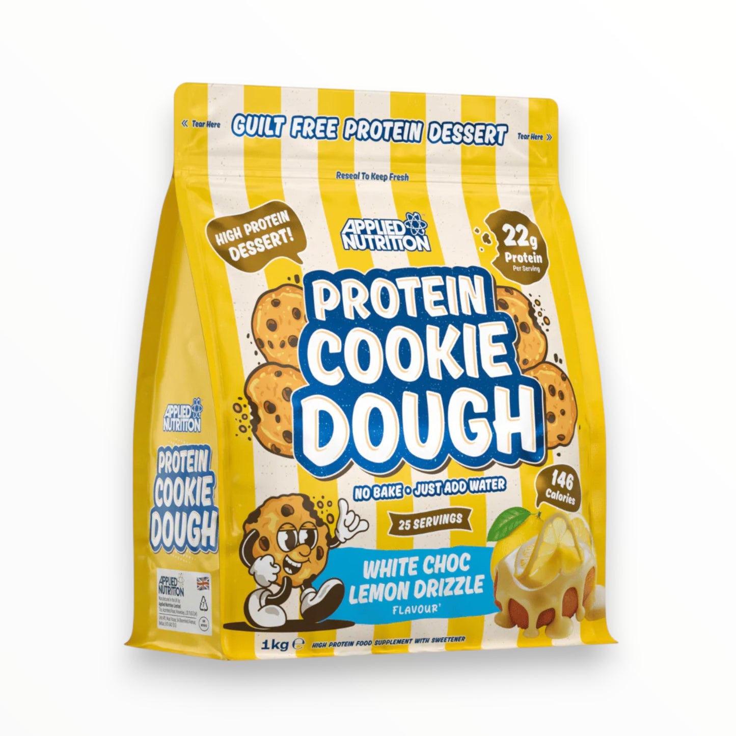 Applied Nutrition Protein Cookie Dough 1kg (25 Servings) | High-Protein Dessert for Muscle Recovery|In Power Fit Supplements Egypt