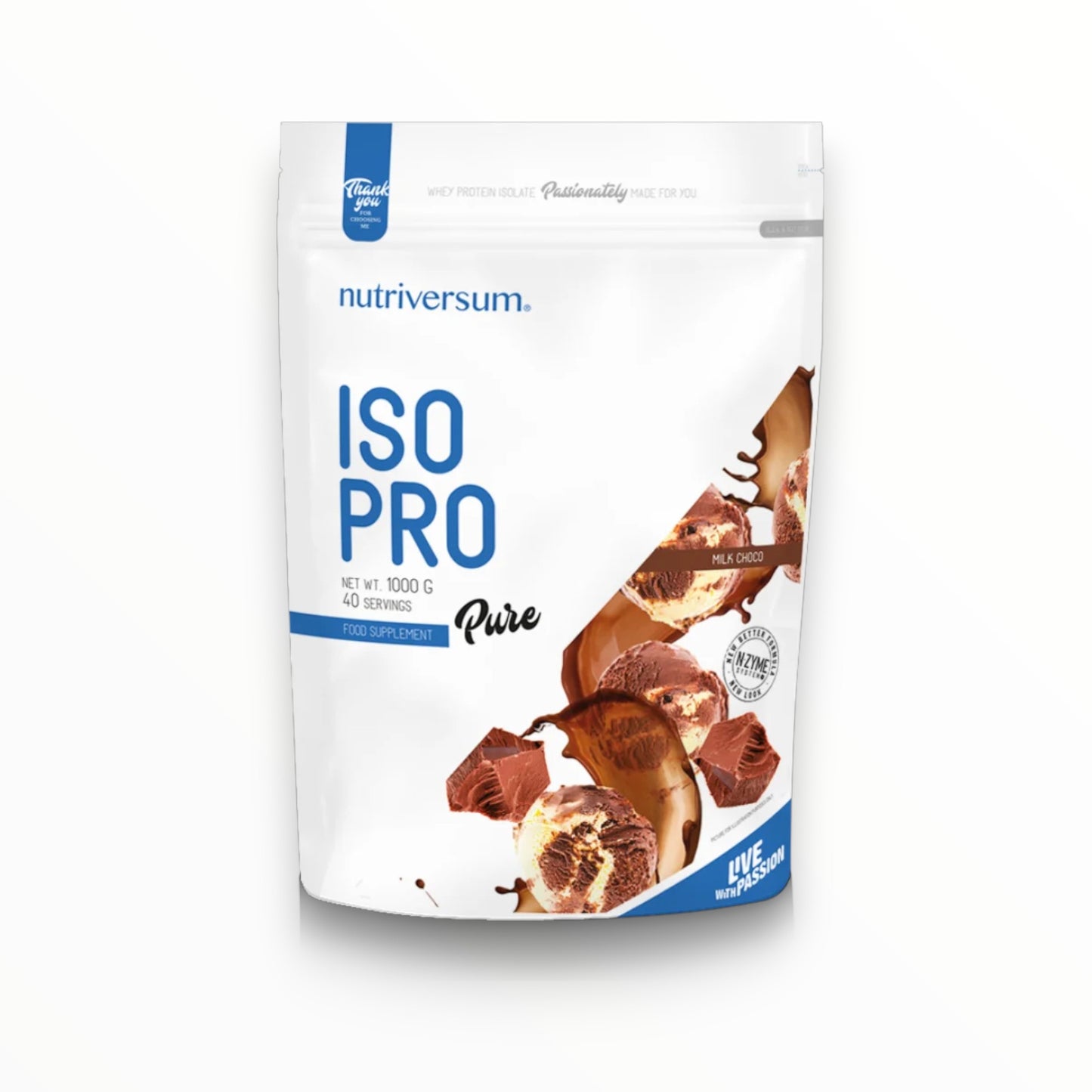 Nutriversum ISO Pro 1kg (40 Servings) | Premium Whey Protein Isolate for Lean Muscle & Recovery| In Power Fit Supplements Egypt