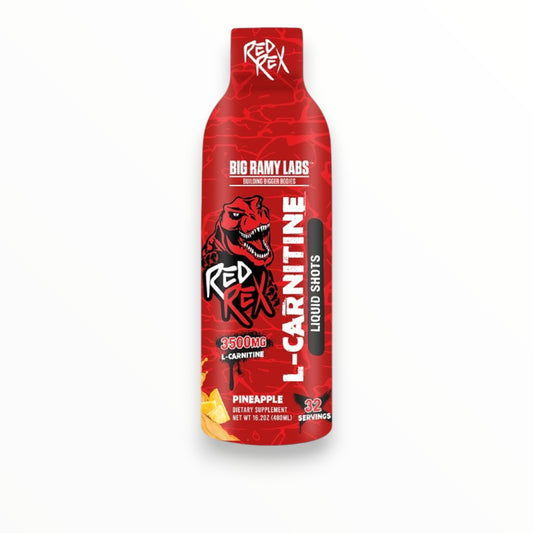 Big Ramy Labs Red Rex L-Carnitine 3500 Liquid – Pineapple (480ml, 32 Servings) | Egypt