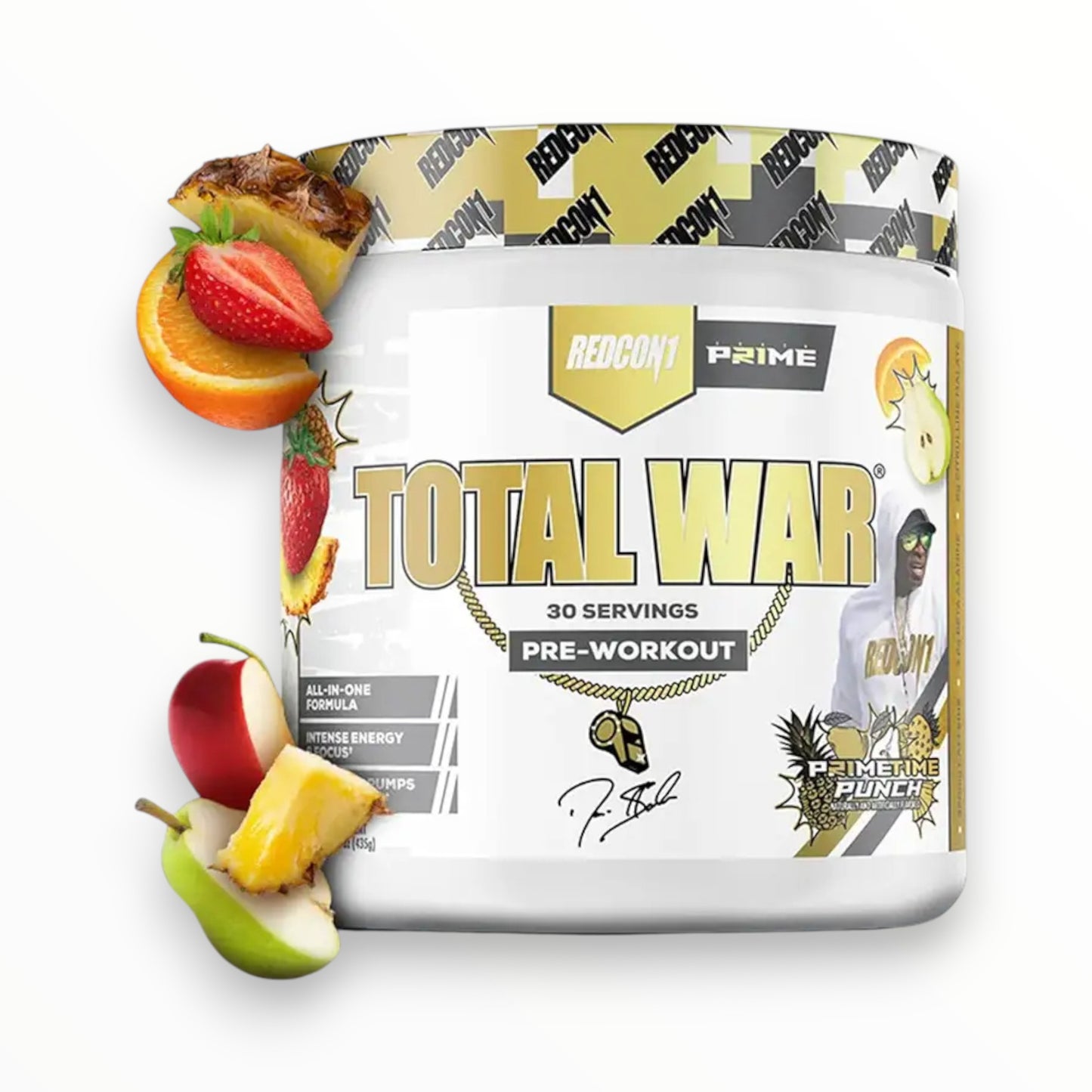 Redcon1 Total War Pre-Workout 447g (30 Servings) | Extreme Energy, Focus & Performance Booster|In Power Fit Supplements Egypt