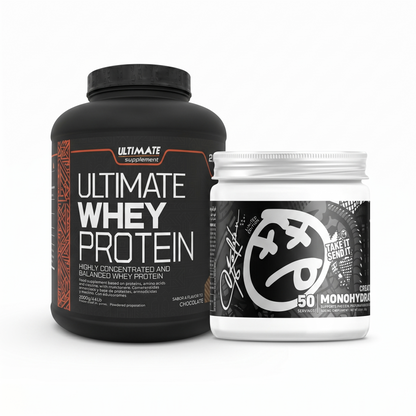 The Essential Muscle Stack: Ultimate Whey Protein (2kg) & Creatine (50 Servings) | Egypt