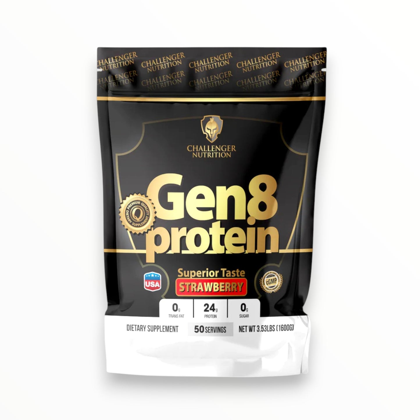 Challenger Nutrition Gen8 Protein 1.6kg (50 Servings) | Advanced Muscle Gainer & Recovery Formula| In Power Fit Supplements Egypt