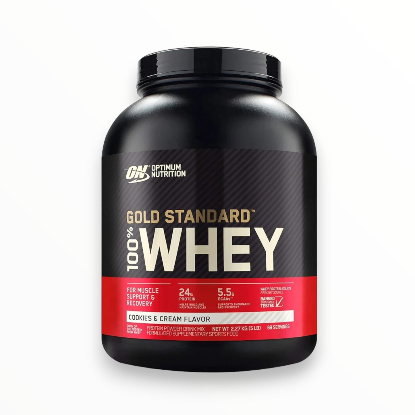 Optimum Nutrition Gold Standard 100% Whey Protein – Double Rich Chocolate, 5lb (2.27kg)