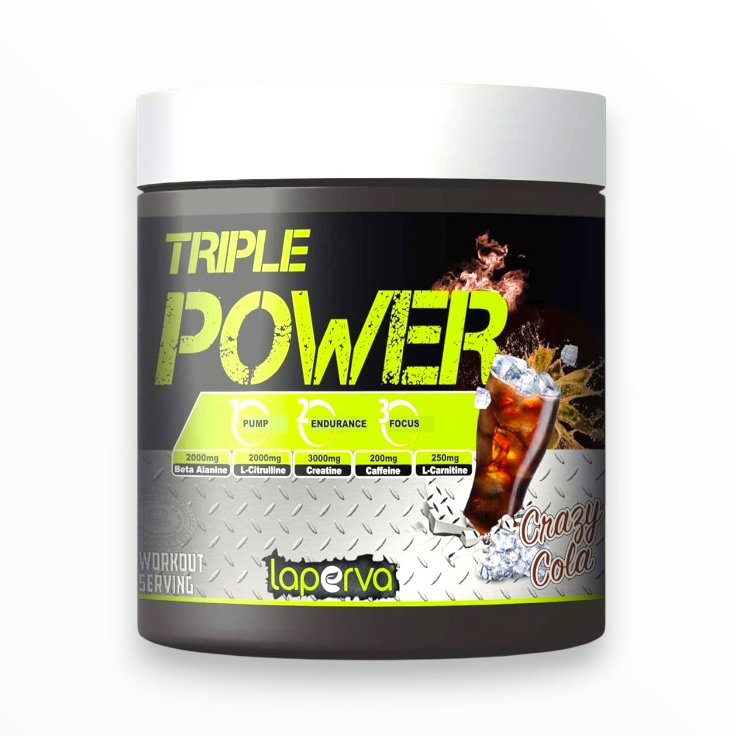 Triple Power 390g (30 Servings) | Advanced Pre-Workout for Energy, Focus & Pump|In Power Fit Supplements Egypt