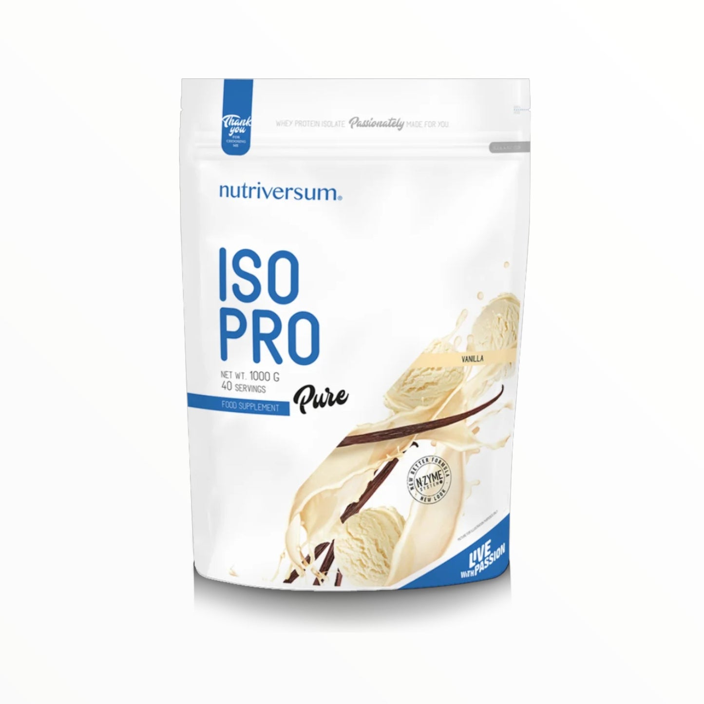 Nutriversum ISO Pro 1kg (40 Servings) | Premium Whey Protein Isolate for Lean Muscle & Recovery| In Power Fit Supplements Egypt