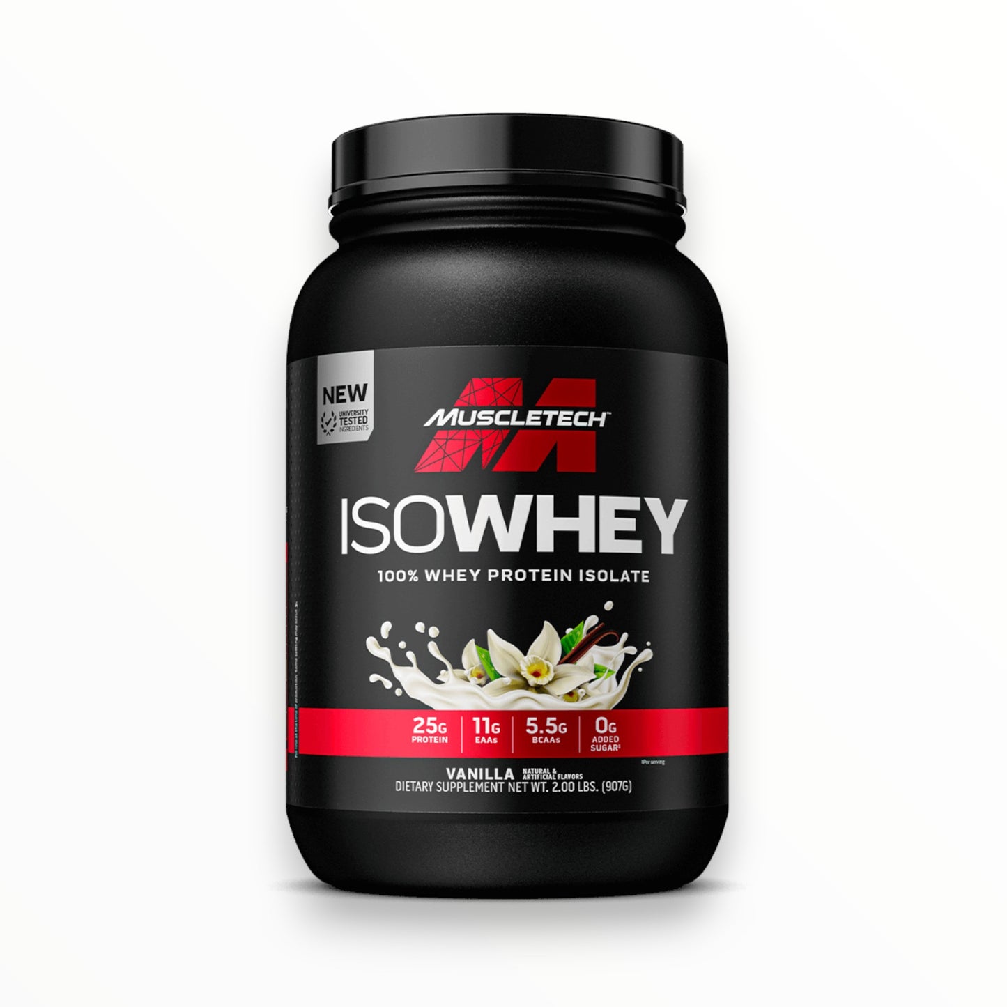 Muscletech ISO Whey Protein Isolate – Chocolate | 907g (2 lbs) | 100% Pure Isolate