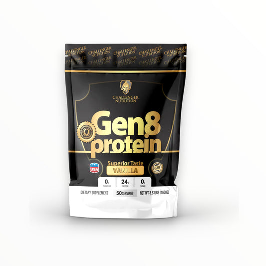 Challenger Nutrition Gen8 Protein 1.6kg (50 Servings) | Advanced Muscle Gainer & Recovery Formula| In Power Fit Supplements Egypt