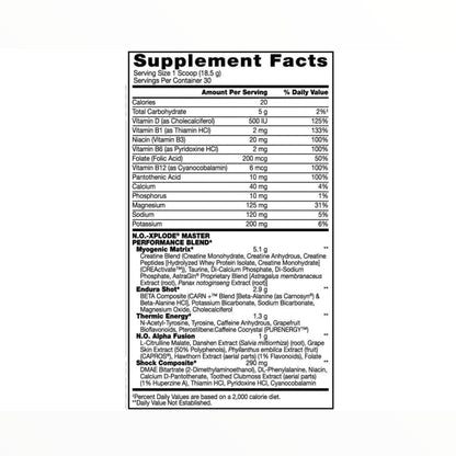 BSN NO-Xplode Legendary Pre-Workout Watermelon 30 Servings | Energy, Focus & Performance
